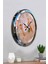 52 cm Krom Metal Mutfak Duvar Saati 4