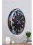 52 cm Krom Metal Retro Duvar Saati 4