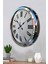 52 cm Krom Metal Roma Rakamlı Duvar Saati 3