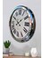 52 cm Krom Metal Roma Rakamlı Duvar Saati 3