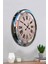 52 cm Krom Metal Roma Rakamlı Duvar Saati 4