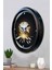 52 cm Siyah Metal Elmas Duvar Saati 3