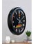 52 cm Siyah Metal Kitchen Duvar Saati 4
