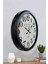 52 cm Siyah Metal Regent Street Duvar Saati 4