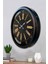 52 cm Siyah Metal Roma Rakamlı Duvar Saati 3