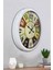 52 cm Beyaz Metal Modern Duvar Saati 4