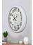 52 cm Beyaz Metal Regent Street Duvar Saati 3