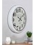 52 cm Beyaz Metal Regent Street Duvar Saati 4