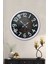 52 cm Beyaz Metal Retro Duvar Saati 2