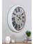 52 cm Beyaz Metal Roma Rakamlı Duvar Saati 4