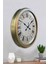 52 cm Eskitme Metal Dekoratif Duvar Saati 4