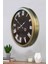 52 cm Eskitme Metal Dekoratif Duvar Saati 3