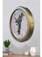 52 cm Eskitme Metal Dekoratif Duvar Saati 3
