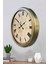 52 cm Eskitme Metal Hattat Duvar Saati 3