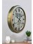 52 cm Eskitme Metal Home Duvar Saati 4
