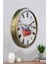 52 cm Eskitme Metal Kayık Duvar Saati 4