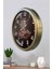 52 cm Eskitme Metal Mevlevi Duvar Saati 3