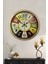 52 cm Eskitme Metal Modern Duvar Saati 2