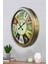 52 cm Eskitme Metal Modern Duvar Saati 3