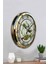 52 cm Gold Metal Çaydanlık Mutfak Duvar Saati 4