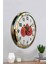 52 cm Gold Metal Çilek Duvar Saati 4