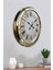52 cm Gold Metal Dekoratif Duvar Saati 4