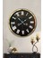 52 cm Gold Metal Dekoratif Duvar Saati 2