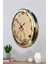 52 cm Gold Metal Dekoratif Duvar Saati 3