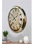 52 cm Gold Metal Eskitme Duvar Saati 3