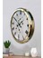 52 cm Gold Metal Eskitme Duvar Saati 3