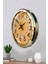 52 cm Gold Metal Eskitme Kadran Duvar Saati 3