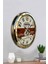52 cm Gold Metal Espresso Duvar Saati 4