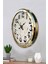 52 cm Gold Metal Font Duvar Saati 3