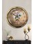52 cm Gold Metal Kafes Duvar Saati 2