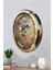 52 cm Gold Metal Kafes Duvar Saati 3
