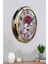 52 cm Gold Metal Kitchen Duvar Saati 4