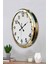 52 cm Gold Metal Klasik Duvar Saati 3