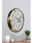 52 cm Gold Metal Klasik Duvar Saati 4