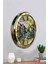 52 cm Gold Metal Peşin Satan Duvar Saati 4