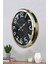 52 cm Gold Metal Retro Duvar Saati 3