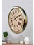 52 cm Gold Metal Roma Rakamlı Duvar Saati 3