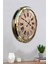52 cm Gold Metal Roma Rakamlı Duvar Saati 4