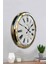 52 cm Gold Metal Roma Rakamlı Duvar Saati 4