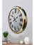 52 cm Gold Metal Roma Rakamlı Duvar Saati 3