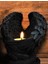 Melek Kanatlı Tealight Mumluk Siyah 1