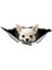 Beyaz Chihuahua Araba Leptop Sticker Etiket 20 cm 1