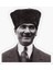 Atamız Gülümserken Atatürk Oto Araba Etiket Yapıştırma 20 cm 1