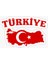15 cm Türkye Araba Sticker Yapıştırma Etiket 1