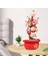 Keçe Bez Simülasyon Bonsai Süs Bitki Ağacı Şeftali Çiçeği L (Yurt Dışından) 3