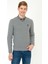 Erkek Gri Melanj Basic Triko Kazak 50236962-VR086 1